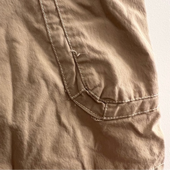 KUHL Cargo Shorts Mens 34 Stretch Cotton Nylon Hiking Camping Outdoor Tan - Picture 6 of 9